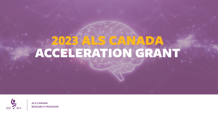 La Sociedad de ELA de Canadá reconoce la innovación y la necesidad de financiamiento acelerado en el nuevo Programa de Subvenciones de Aceleración, y financia un proyecto del NeuroHubLab